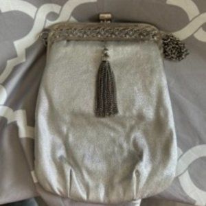 Silver Shoulder Bag